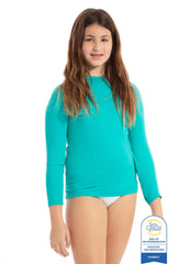 Bloq UV Youth Crew Neck Long Sleeve UPF 50 Swim Shirt