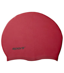 Sporti Kids' Solid Metallic Silicone Swim Cap