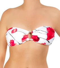 Jantzen Floral Festival Bandeau Bra Bikini Top