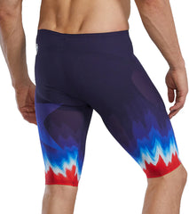 TYR Men's Venzo USA High Waist Jammer Tech Suit Swimsuit