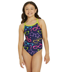 Sporti Gotta Wear Shades Thin Strap One Piece Swimsuit Youth (22-28)