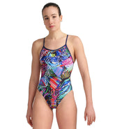 Arena Women's Allover Lace Back One Piece Swimsuit