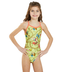 Sporti x Emma Weyant Monaco Treasures Thin Strap One Piece Swimsuit Youth (22-28)