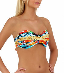 Body Glove Women's Drifter Molded Cup Twist Bandeau Top