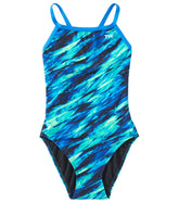 TYR Girls' Vitric Diamondfit One Piece Swimsuit