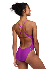 JOLYN Women's Brandon 2 Solid One Piece Swimsuit