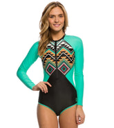 Body Glove Breathe Women's Maka Surface Long Sleeve One Piece Swimsuit