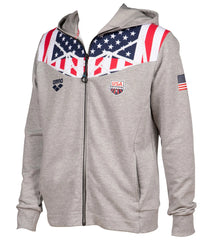 Arena Unisex OG Hooded Front Zip Jacket