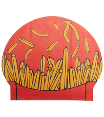 Sporti French Fries Latex Swim Cap