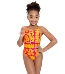 Sporti x She Is This Limited Edition Shine Bright Thin Strap One Piece Swimsuit Youth (22-28)