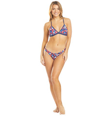 Arena Women's Red USA Tie Back Bikini Top