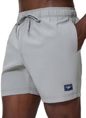 Speedo Men's Solid Redondo Edge 16" Volley Swim Trunks