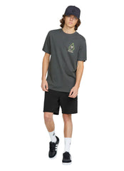 Volcom Men's Solid Nomoly Elastic Waist 18" Shorts