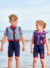Konfidence Print Learn to Swim Buoyancy Jacket Swim Vest (Toddler, Little Kid)