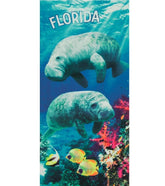 A to Z Towels Florida Manatees Beach Towel 30" x 60"