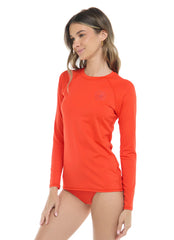 Body Glove Women's Smoothies Sleek Long Sleeve Rash Guard