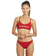 Waterpro Women's Guard Open V Back Two Piece Swimsuit Set
