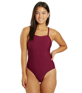 FINIS Women's Openback Solid One Piece Swimsuit