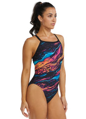 TYR Women's Magmata Durafast Elite Diamondfit One Piece Swimsuit