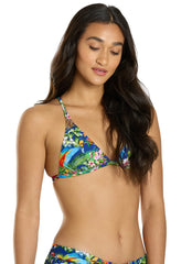 Sporti Active Tropical Oasis Tie Back Bikini Top