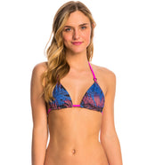 Hurley Sunset Palms Reversible Triangle Bikini Top