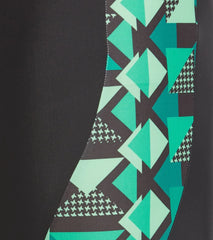 Sporti Polyester Off The Block Piped Splice Jammer Swimsuit