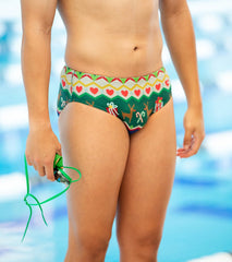 Sporti Granny Sweater Heart Reindeer Brief Swimsuit