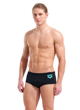 Arena Men's One Big Logo Square Leg Swimsuit