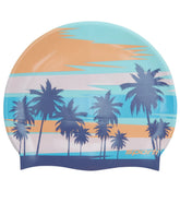 Sporti Tropic Silicone Swim Cap