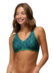 prAna Women's Mallorca Checker Reversible Bikini Top