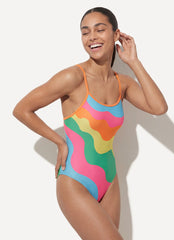 Sporti Glow With It Thin Strap One Piece Swimsuit (22-44)