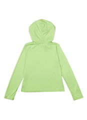Speedo Girl's Hooded Swim Tee (Little Kid,Big Kid)