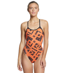 Dolfin Reliance Women's Trax String Back One Piece Swimsuit