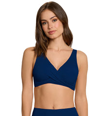 Jantzen Women's Solids Vera Surplice Bikini Top