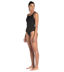 Arena Women's Mesh Panel Power Back One Piece Swimsuit