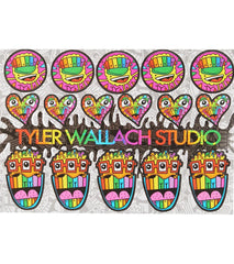 Sporti x Tyler Wallach Studio Limited Edition Sticker Sheet