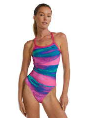 TYR Women's Diffusion Durafast Elite Diamondfit One Piece Swimsuit