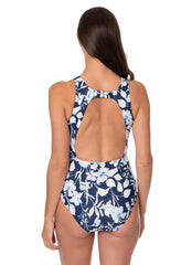 Jantzen Women's Mirage Farrah High Neck One Piece Swimsuit