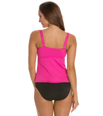 TYR Solid Twist Bra Tankini Top