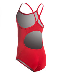 Dolfin Youth Reliance Solid V-Back One Piece Swimsuit