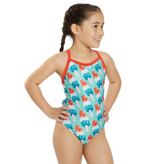 Sporti x Alex & Gretchen Walsh Popsicle Party Thin Strap One Piece Swimsuit Youth (22-28)