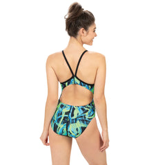 Dolfin Women's XtraSleek Eco Supernova V-2 Back One Piece Swimsuit