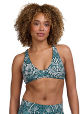 JOLYN Women's Doris Shorebreak Racerback Bikini Top
