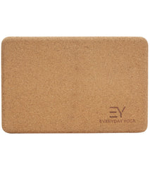 Everyday Yoga Cork Yoga Block 5 Inch