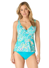 Beach House Women's Sweet Life Pique Underwire Willow Tankini Top