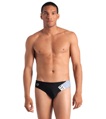 Arena Men's Stripe Brief Swimsuit