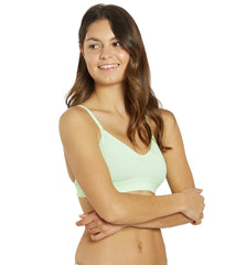JOLYN Women's Mara Solid Bikini Top
