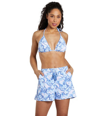 Tommy Bahama Women's Island Cays Abalone Pull On Swim Shorts
