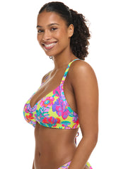 Body Glove Women's Romy Drew Tie Back Bikini Top (D-F Cup)