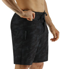 TYR Men's Camo Hexa Mobius Board Shorts